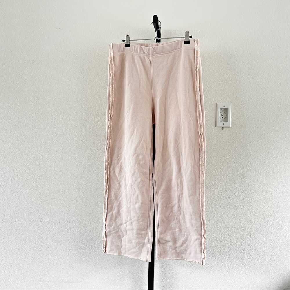 Frank & Eileen Bella Italian Sweatpants Light Pink, Size L, New